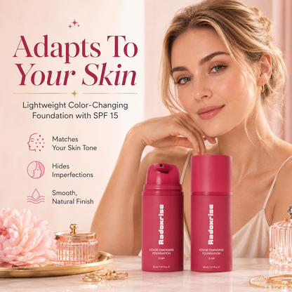 Radoxrise™ Adaptive Glow Foundation – A Monthly Ritual for Fresh-Looking Skin