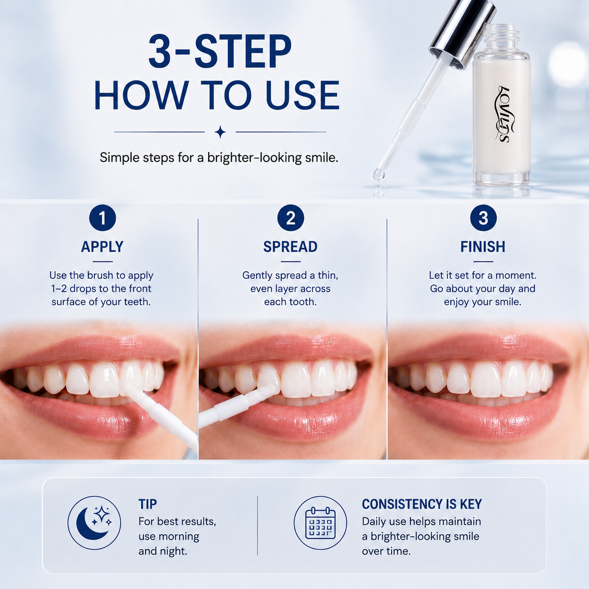 LOVILDS Tooth Polish - Instant White Smile