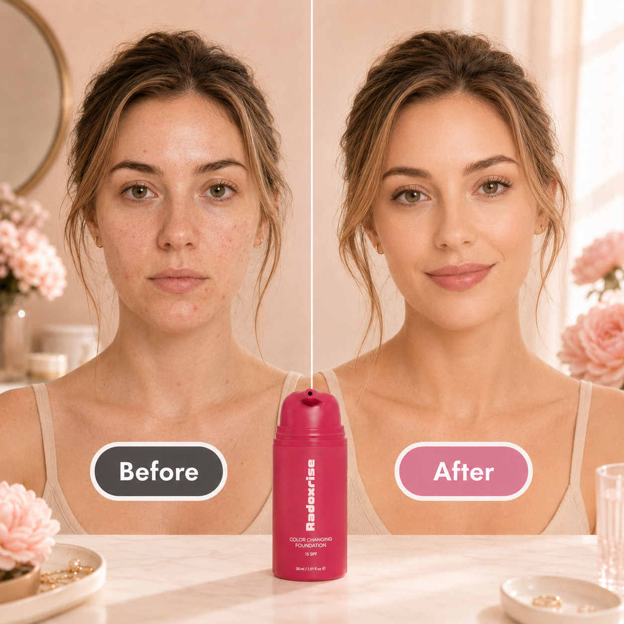 Radoxrise™ Adaptive Glow Foundation – A Monthly Ritual for Fresh-Looking Skin