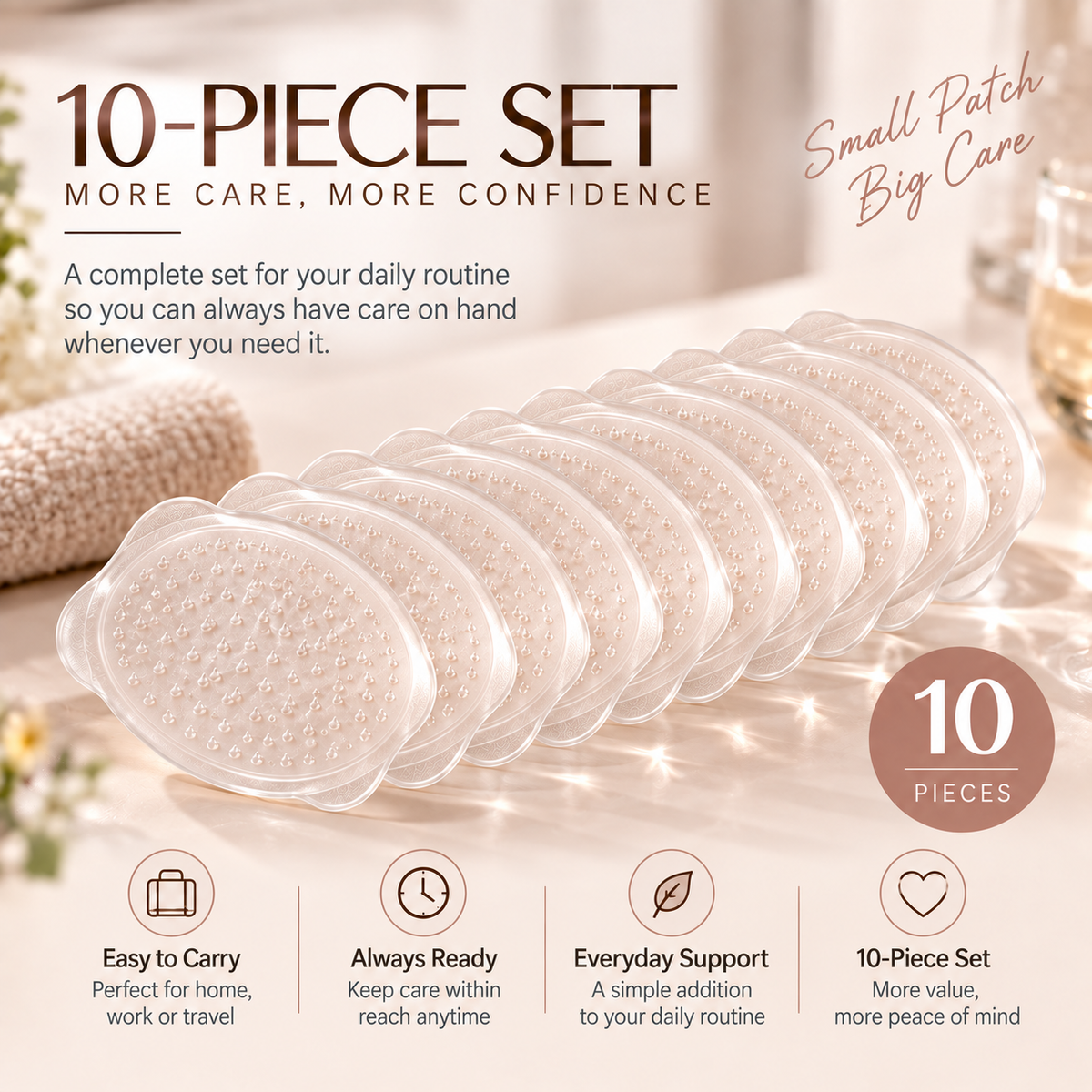 Alisanda Décolletage Care Patches – Targeted Hydration for Smooth, Supple-Looking Skin