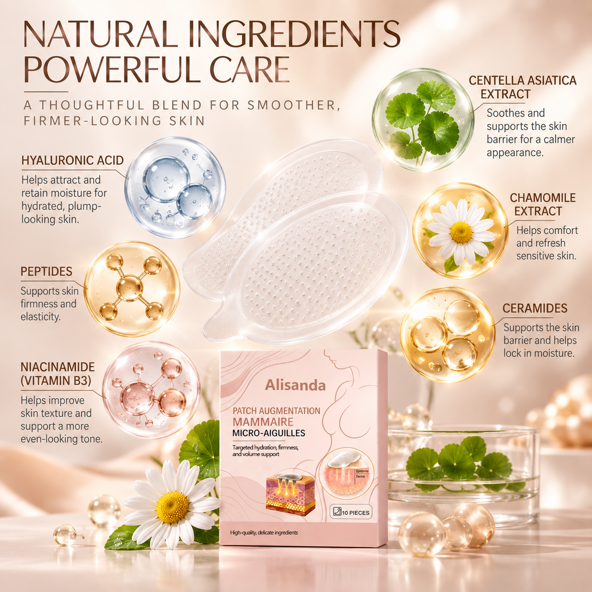Alisanda Décolletage Care Patches – Targeted Hydration for Smooth, Supple-Looking Skin