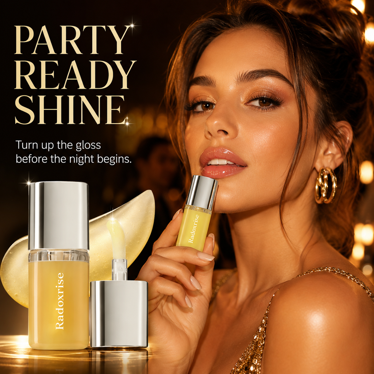 Radoxrise™ Spicy Lip Plumper — Fuller-Looking Lip Plumper Gloss, Non-Sticky, High-Shine Finish