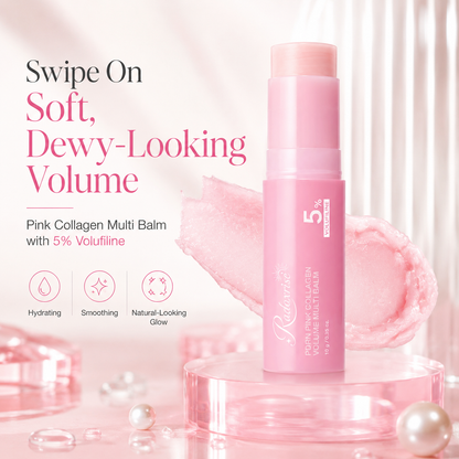 [NEW]Radoxrise™ PDRN Pink Collagen Volume Multi Balm | All In One Volufiline, PDRN, NAD Stick for Youthful-Looking, Helping Look of Fine Lines, Firming Care, Anti-Aging Care | For Under-Eyes, Neck, Forehead, Smile Lines, Lip Care | Korean Skincare