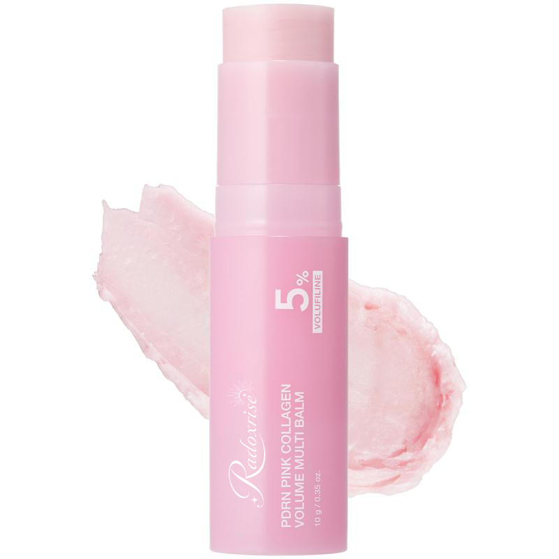 [NEW]Radoxrise™ PDRN Pink Collagen Volume Multi Balm | All In One Volufiline, PDRN, NAD Stick for Youthful-Looking, Helping Look of Fine Lines, Firming Care, Anti-Aging Care | For Under-Eyes, Neck, Forehead, Smile Lines, Lip Care | Korean Skincare