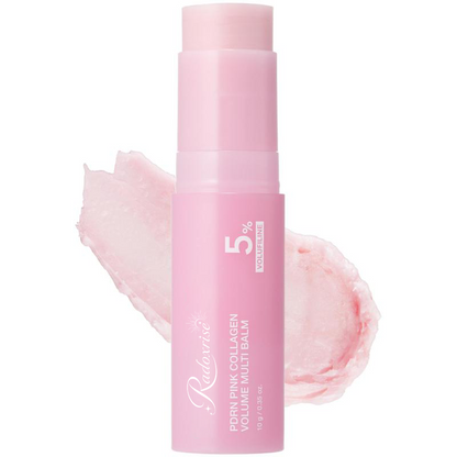 [NEW]Radoxrise™ PDRN Pink Collagen Volume Multi Balm | All In One Volufiline, PDRN, NAD Stick for Youthful-Looking, Helping Look of Fine Lines, Firming Care, Anti-Aging Care | For Under-Eyes, Neck, Forehead, Smile Lines, Lip Care | Korean Skincare