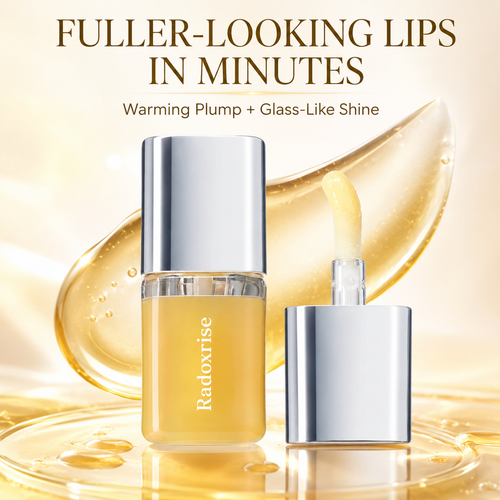 Radoxrise™ Spicy Lip Plumper — Fuller-Looking Lip Plumper Gloss, Non-Sticky, High-Shine Finish