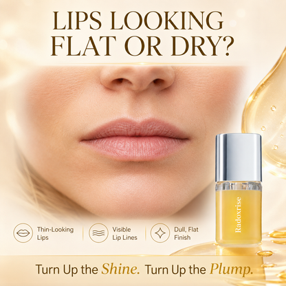 Radoxrise™ Spicy Lip Plumper — Fuller-Looking Lip Plumper Gloss, Non-Sticky, High-Shine Finish