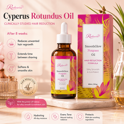 Radoxrise™ Beauty Cyperus Rotundus Oil for Natural Hair Reduction - 60ml/2oz