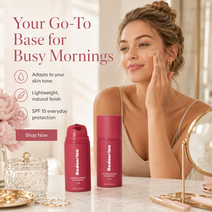 Radoxrise™ Adaptive Glow Foundation – A Monthly Ritual for Fresh-Looking Skin