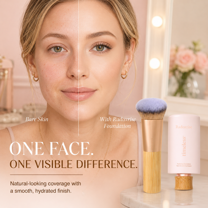 Radoxrise™ timeless hydrating foundation & serum foundation brush - full coverage serum foundation + FREE brush