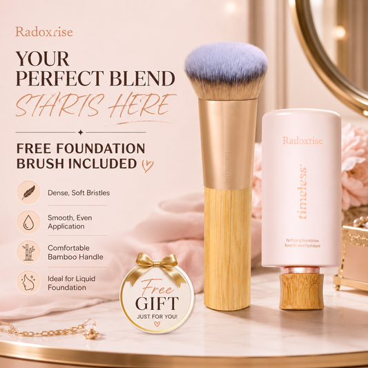 Radoxrise™ timeless hydrating foundation & serum foundation brush - full coverage serum foundation + FREE brush