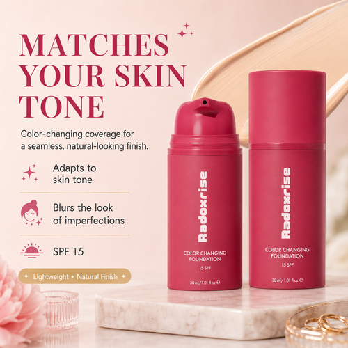 Radoxrise™ Adaptive Glow Foundation – A Monthly Ritual for Fresh-Looking Skin
