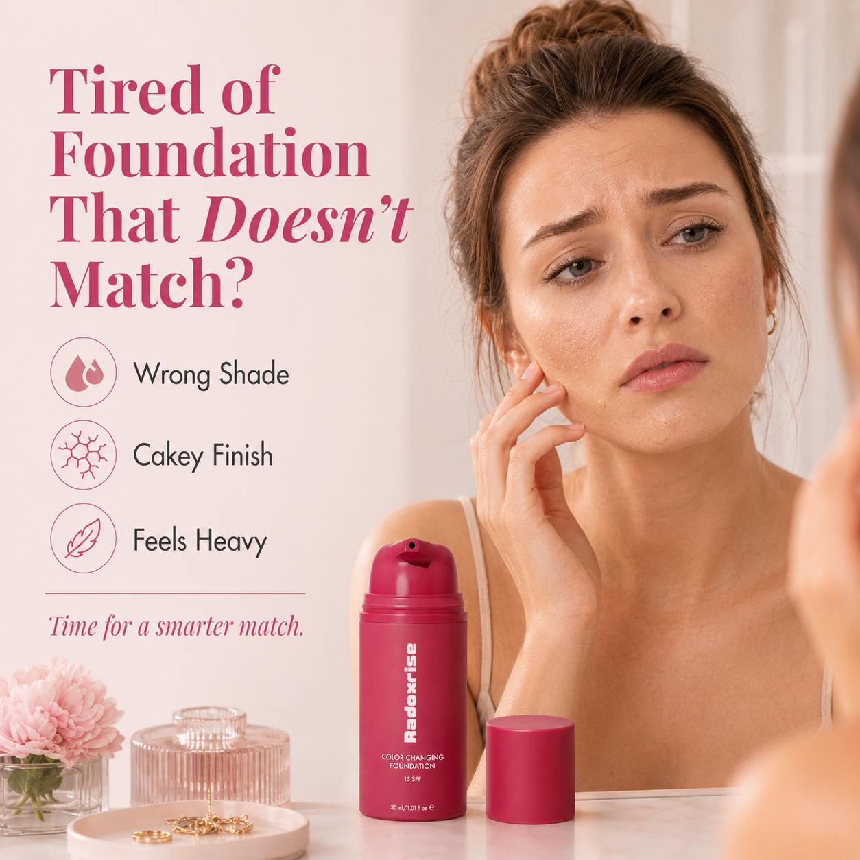 Radoxrise™ Adaptive Glow Foundation – A Monthly Ritual for Fresh-Looking Skin