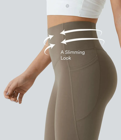 Alisanda®  High Waisted Waist Shaping Pocket Shaping Training Leggings（副本）